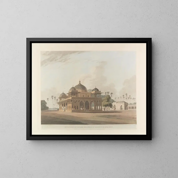 Oosterse scène Pl12 - Thomas Daniell — ingelijst kunstwerk aan de muur