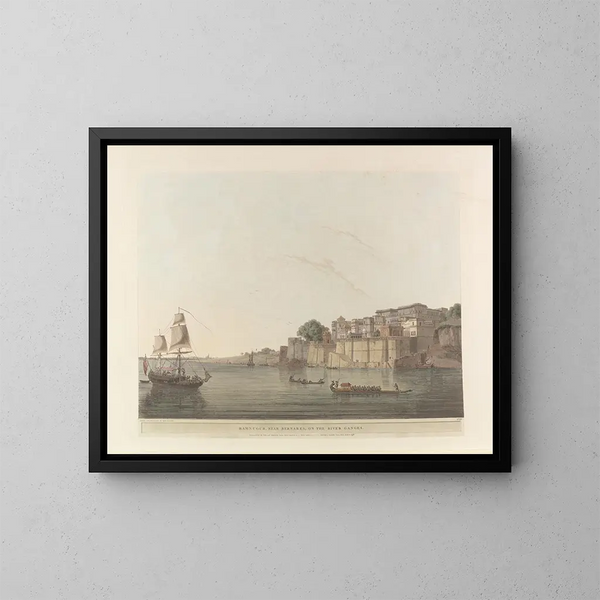 Oosterse scène Pl14 - Thomas Daniell — ingelijst kunstwerk aan de muur