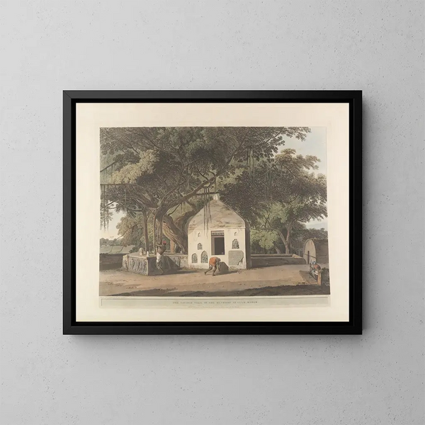 Oosterse scène Pl15 - Thomas Daniell — ingelijst kunstwerk aan de muur