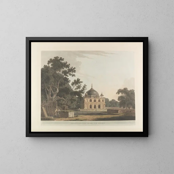 Oosterse scène Pl17 - Thomas Daniell — ingelijst kunstwerk aan de muur