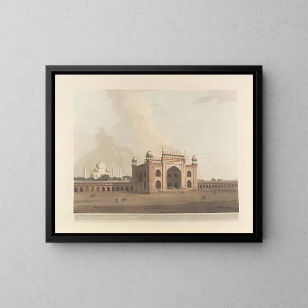 Oosterse scène Pl18 - Thomas Daniell — ingelijst kunstwerk aan de muur