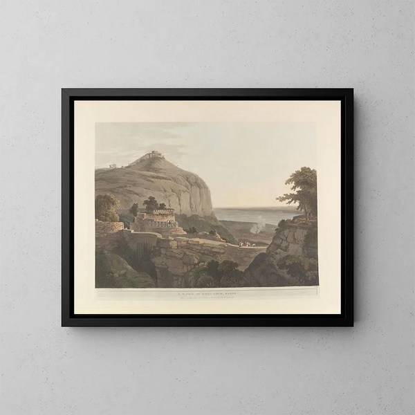 Oosterse scène Pl20 - Thomas Daniell — ingelijst kunstwerk aan de muur