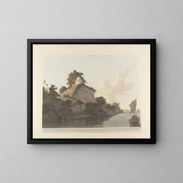 Oosterse scène Pl21 - Thomas Daniell — ingelijst kunstwerk aan de muur