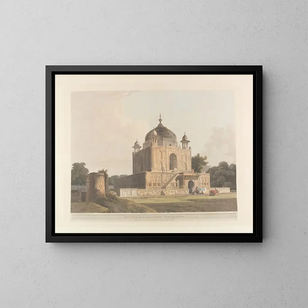 Oosterse scène Pl22 - Thomas Daniell — ingelijst kunstwerk aan de muur