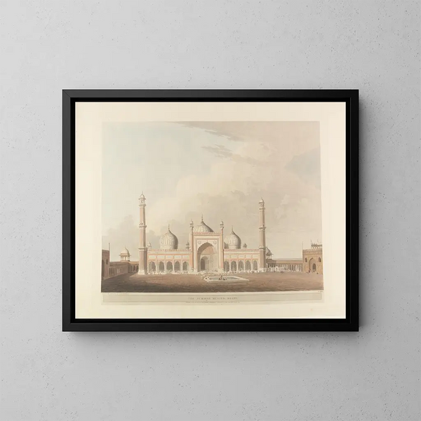 Oosterse scène Pl23 - Thomas Daniell — ingelijst kunstwerk aan de muur