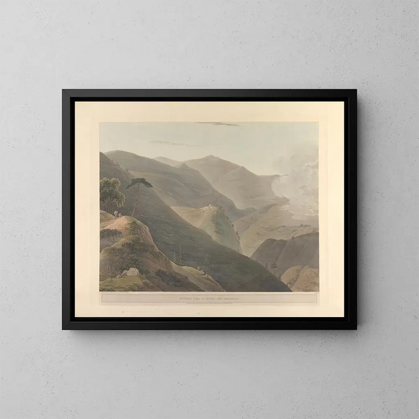 Oosterse scène Pl26 - Thomas Daniell — ingelijst kunstwerk aan de muur