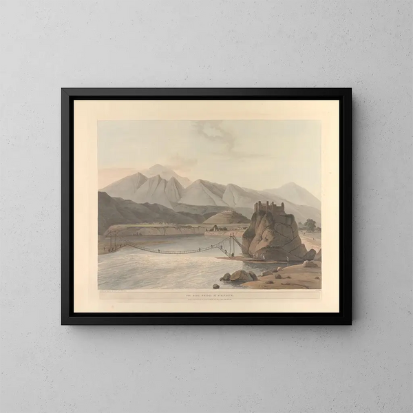 Oosterse scène Pl27 - Thomas Daniell — ingelijst kunstwerk aan de muur