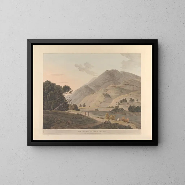 Oosterse scène Pl28 - Thomas Daniell — ingelijst kunstwerk aan de muur