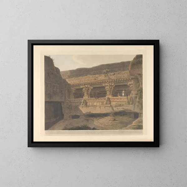 Oosterse scène Pl29 - Thomas Daniell — ingelijst kunstwerk aan de muur