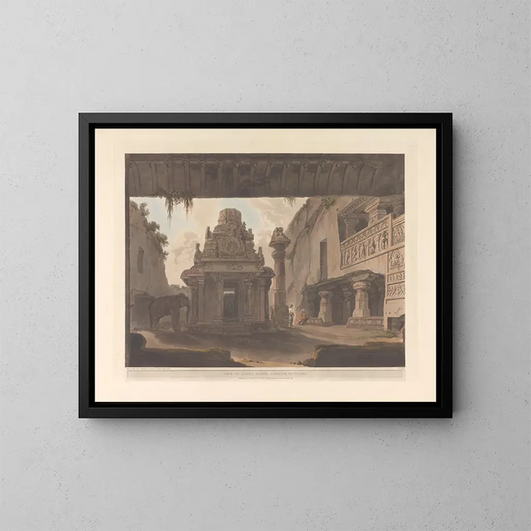 Oosterse scène Pl32 - Thomas Daniell — ingelijst kunstwerk aan de muur