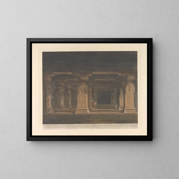 Oosterse scène Pl33 - Thomas Daniell — ingelijst kunstwerk aan de muur