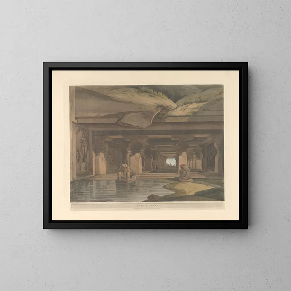 Oosterse scène Pl34 - Thomas Daniell — ingelijst kunstwerk aan de muur