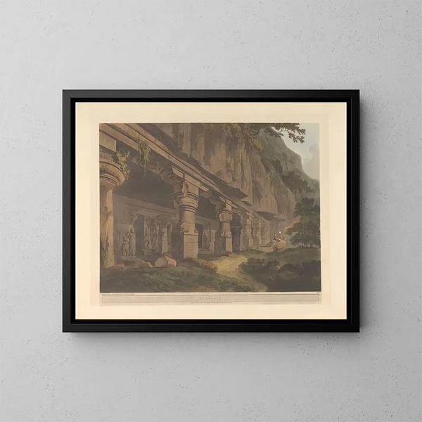 Oosterse scène Pl35 - Thomas Daniell — ingelijst kunstwerk aan de muur