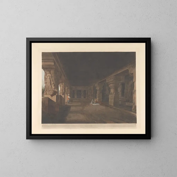 Oosterse scène Pl36 - Thomas Daniell — ingelijst kunstwerk aan de muur