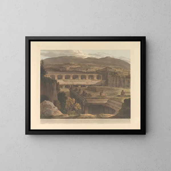 Oosterse scène Pl41 - Thomas Daniell — ingelijst kunstwerk aan de muur