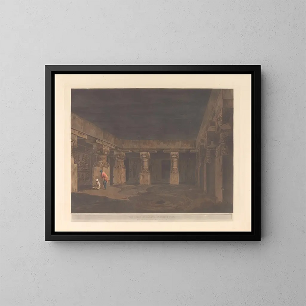 Oosterse scène Pl43 - Thomas Daniell — ingelijst kunstwerk aan de muur