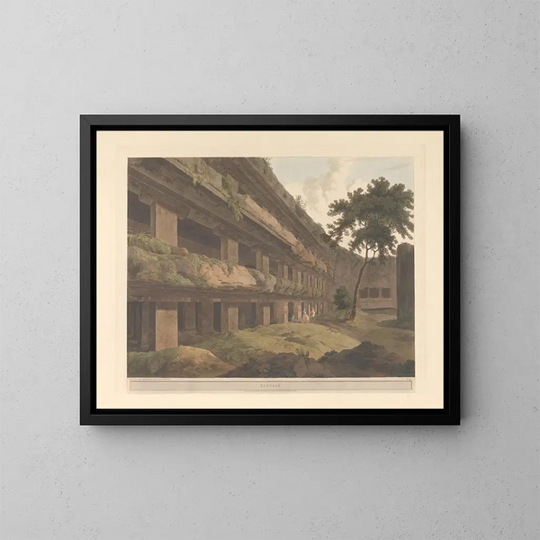 Oosterse scène Pl44 - Thomas Daniell — ingelijst kunstwerk aan de muur