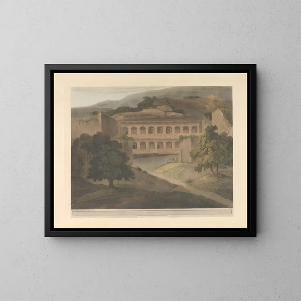 Oosterse scène Pl45 - Thomas Daniell — ingelijst kunstwerk aan de muur