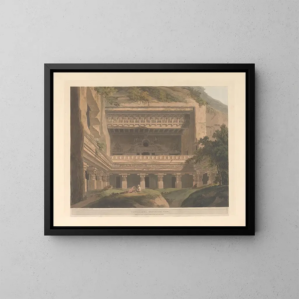 Oosterse scène Pl46 - Thomas Daniell — ingelijst kunstwerk aan de muur