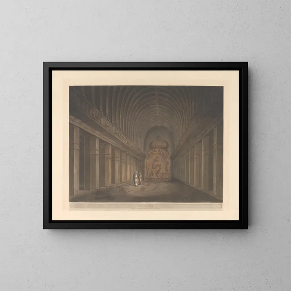 Oosterse scène Pl47 - Thomas Daniell — ingelijst kunstwerk aan de muur