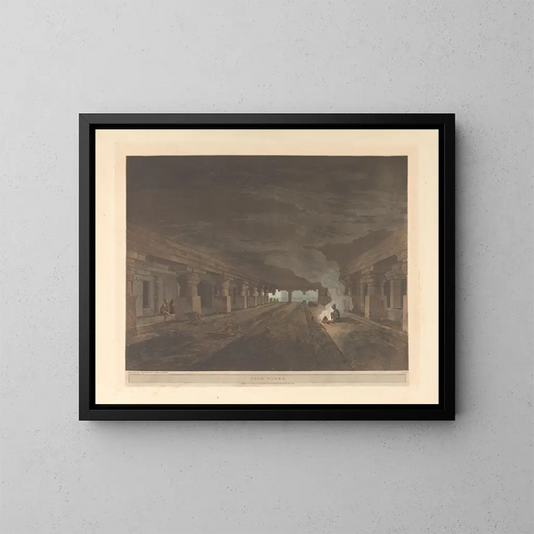 Oosterse scène Pl48 - Thomas Daniell — ingelijst kunstwerk aan de muur