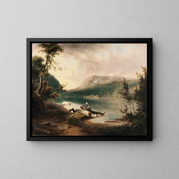Gorge du Delaware - Thomas Doughty — ingelijst kunstwerk aan de muur