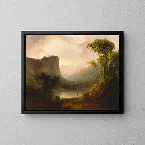 In het land van de wonderen van de natuur - Thomas Doughty — ingelijst kunstwerk aan de muur