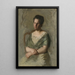 Madame William Shaw Ward - Thomas Eakins — ingelijst kunstwerk aan de muur