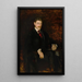 Portret van Dr. Joseph Leidy II - Thomas Eakins — ingelijst kunstwerk aan de muur