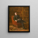 Ridder Fitzgerald - Thomas Eakins — ingelijst kunstwerk aan de muur