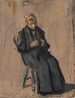 Het kapje - Thomas Eakins — weergave van het kunstwerk