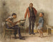 De dansles - Thomas Eakins — weergave van het kunstwerk