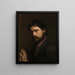 Het portret van de veteraan George Reynolds - Thomas Eakins — ingelijst kunstwerk aan de muur