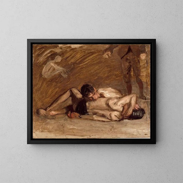 Luchters - Thomas Eakins — ingelijst kunstwerk aan de muur