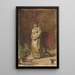 Jonge vrouw mediterend - Thomas Eakins — ingelijst kunstwerk aan de muur