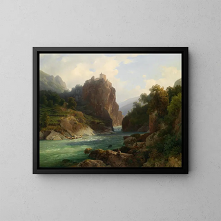 Thomas Ender - Blick auf die Zenoburg bei Meran.webp