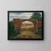 De poort van de begraafplaats bij Wenen - Thomas Ender — ingelijst kunstwerk aan de muur