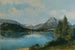 Het Altaussee Meer met de Dachstein - Thomas Ender — weergave van het kunstwerk