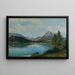 Het Altaussee Meer met de Dachstein - Thomas Ender — ingelijst kunstwerk aan de muur
