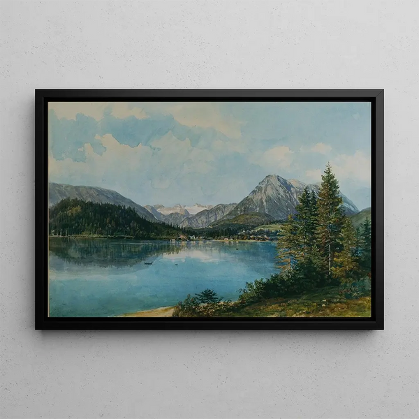 Thomas Ender - Der Altausseersee mit dem Dachstein.webp