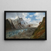 Le Grossglockner avec la Pasterze - Thomas Ender — ingelijst kunstwerk aan de muur
