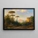 Ischia met uitzicht op het Aragonese kasteel - Thomas Ender — ingelijst kunstwerk aan de muur