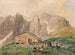 Forteresse de Saint-Pétersbourg près de Silz dans le Tyrol - Thomas Ender — weergave van het kunstwerk
