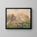 Forteresse de Saint-Pétersbourg près de Silz dans le Tyrol - Thomas Ender — ingelijst kunstwerk aan de muur