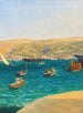 Het haven van Triëst - Thomas Ender — weergave van het kunstwerk
