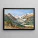 Le glacier Morteratsch dans les Grisons avec la chaîne de la Bernina - Thomas Ender — ingelijst kunstwerk aan de muur
