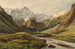 Cascade in de Alpen van de Kaprun-vallei - Thomas Ender — weergave van het kunstwerk
