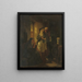 Het kiezen - Thomas Faed — ingelijst kunstwerk aan de muur