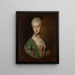 Elizabeth Wrottesley, later hertogin van Grafton - Thomas Gainsborough — ingelijst kunstwerk aan de muur