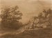 Figuren rustend in een bebost landschap - Thomas Gainsborough — weergave van het kunstwerk